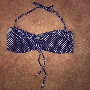 Polka dot bikini top